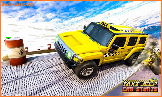 Taxi Jeep Car Stunts Games 3D: Ramp Car Stunts screenshot