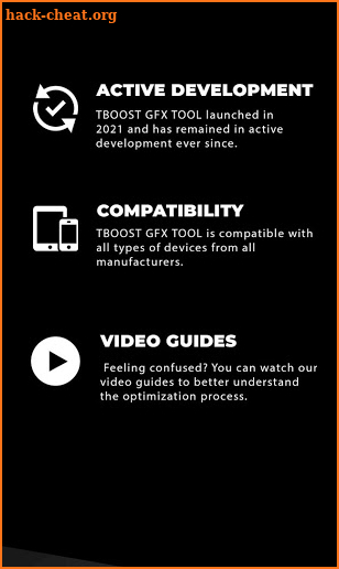 TBOOST GFX Tool & Game Booster screenshot
