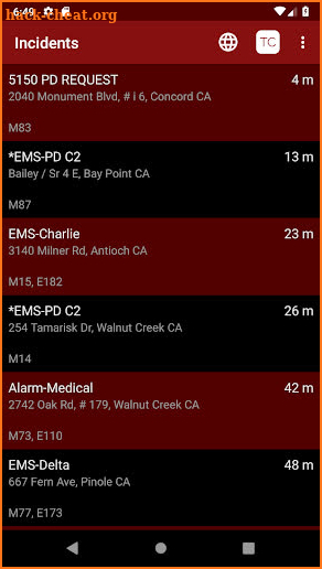 TC Mobile - Tablet Command screenshot