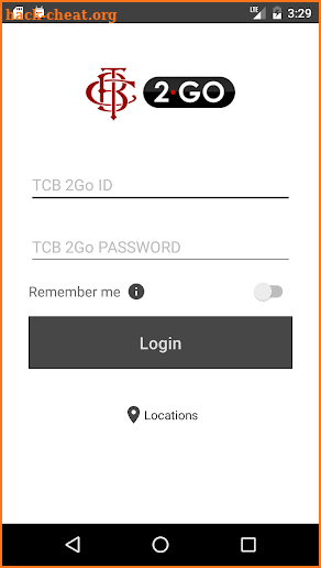 TCB  2Go screenshot