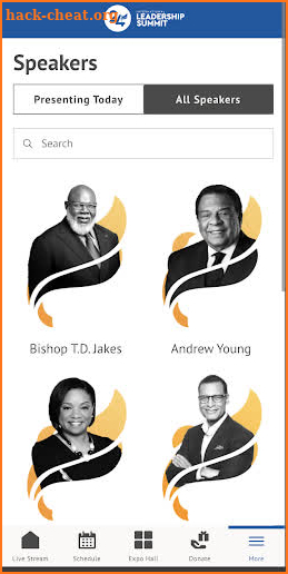 T.D. Jakes Conferences screenshot