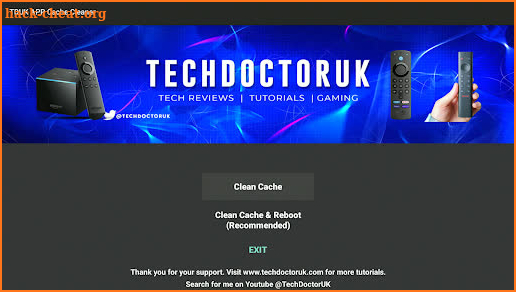 TDUK APP Cache Cleaner screenshot