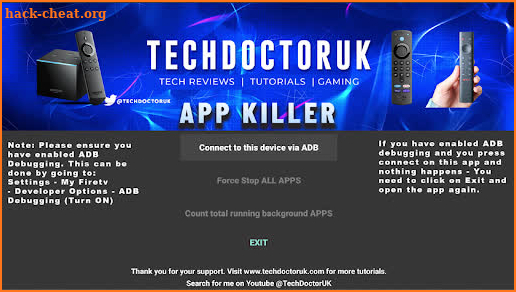 TDUK APP Killer screenshot