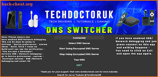 TDUK DNS Switcher screenshot