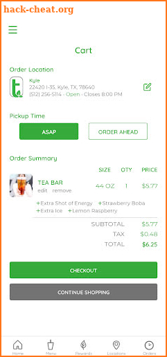 TEA2GO screenshot