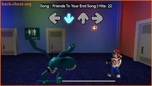 Teal Rainbow Friends FNF Mod screenshot