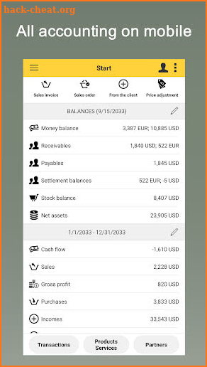 Team: Bookkeeping, Inventory screenshot