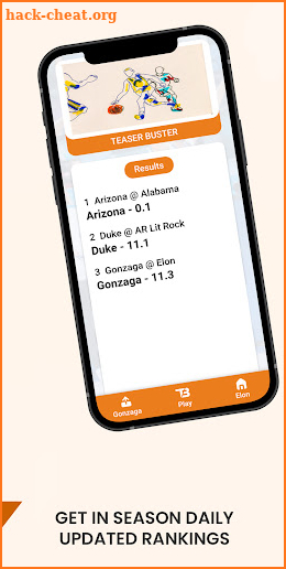 TeaserBuster - NCAAB Predictor screenshot