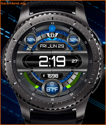 Techno 1 Animated Watchface for WatchMaker screenshot