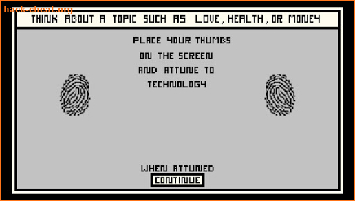 Techno Tarot screenshot