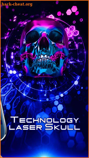 Technology Laser Skull keyboard screenshot