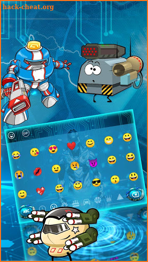 Technology Robot Keyboard Theme🤖 screenshot