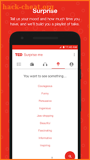 TED screenshot