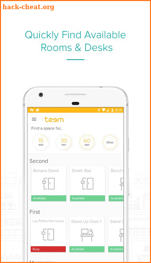 Teem - Book Meeting Rooms Fast screenshot