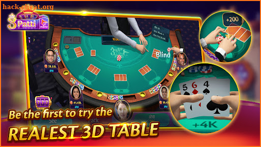 Teen Patti 3D ZingPlay - Elite 3 Patti Card Online screenshot