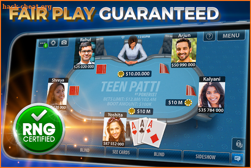 Teen Patti by Pokerist screenshot