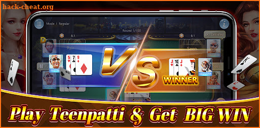 Teen patti-Real 3 patti and rummy games screenshot