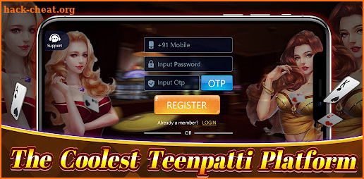 Teen patti-Real 3 patti and rummy games screenshot