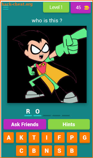 Teen Titans Go Quiz Game screenshot