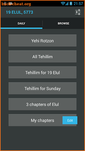 Tehillim Ohel Yosef Yitzchak screenshot