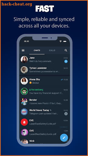 Tele Messenger Chats & Calls Free screenshot