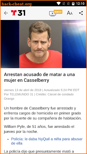 Telemundo 31 screenshot