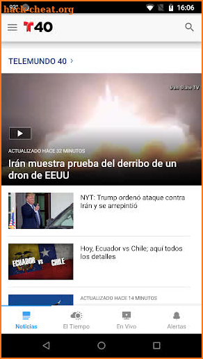 Telemundo 40 McAllen Noticias screenshot