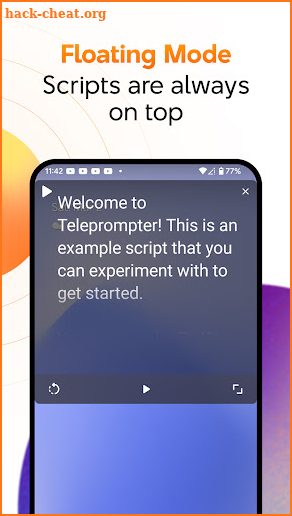 Teleprompter for Video screenshot