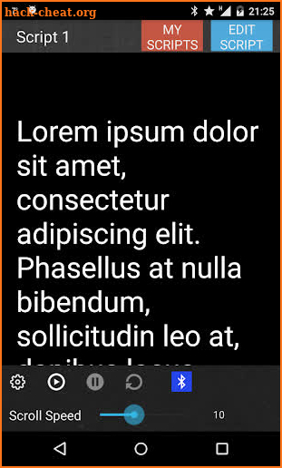 Teleprompter Pro LITE screenshot