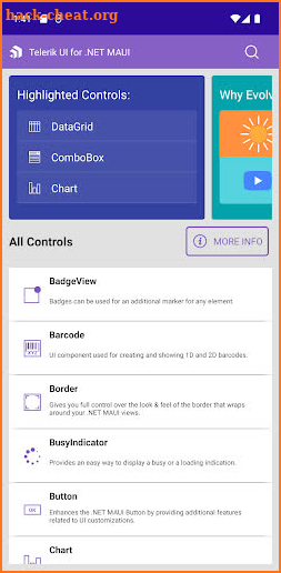 Telerik .NET MAUI Controls screenshot