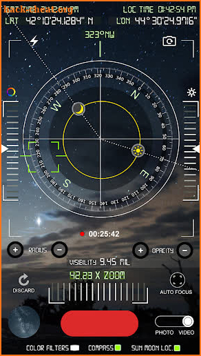 Telescope Bx 7.2 45x Zoom Photo and Video Camera screenshot