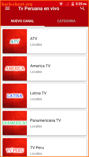 Televisión Peruana - Canales Peruanos screenshot