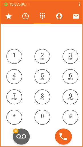 TeleVoIPs Softphone screenshot