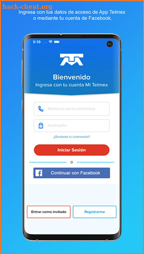 Telmex screenshot