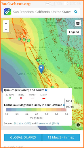 Temblor screenshot