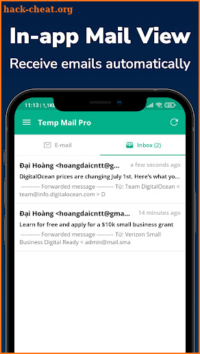 Temp Mail Pro - Multiple Email screenshot