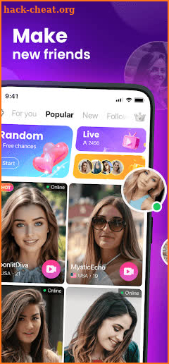 Ten - Video Calls&Make Friends screenshot