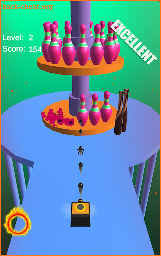 Tennis ball shooter screenshot