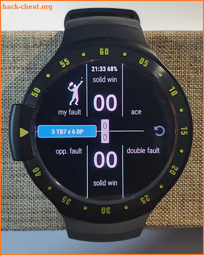 Tennis score for Wear OS screenshot