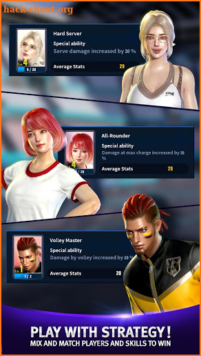 Tennis Slam: Global Duel Arena screenshot