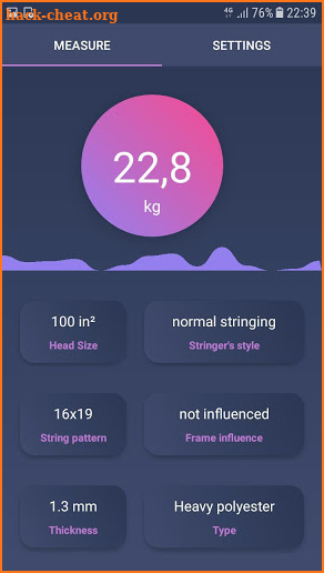 TennisTension: Tennis Racquet's String Tension screenshot