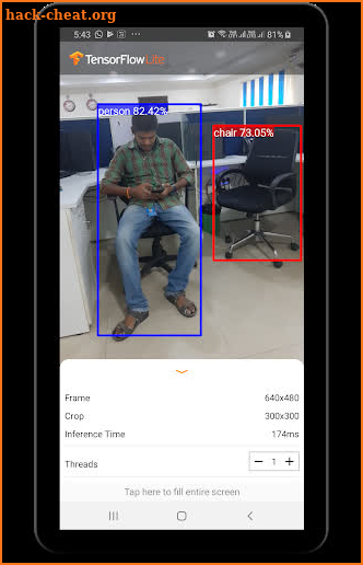 TensorFlow Lite Object Detection Demo 2019 screenshot