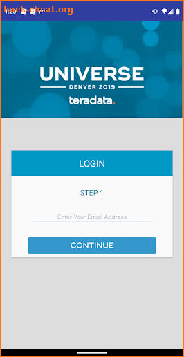 Teradata Universe 2019 screenshot