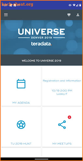 Teradata Universe 2019 screenshot