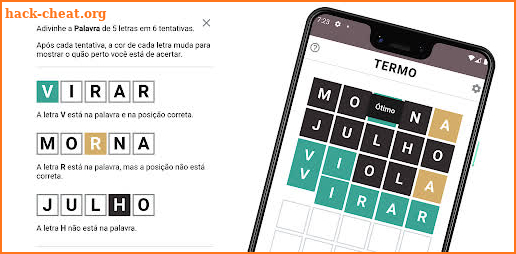 Termo: Jogo de palavras diário screenshot