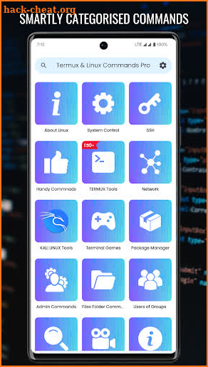 Termux & Linux Commands Pro screenshot