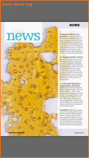 Terpenes and Testing Magazine screenshot