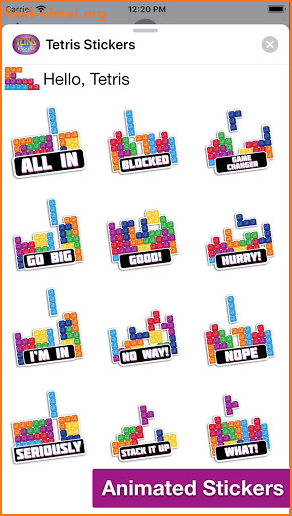 Tetris™ Stickers screenshot