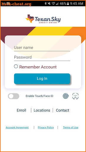 Texan Sky Credit Union screenshot