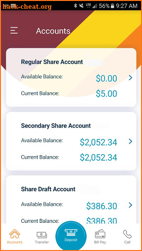 Texan Sky Credit Union screenshot